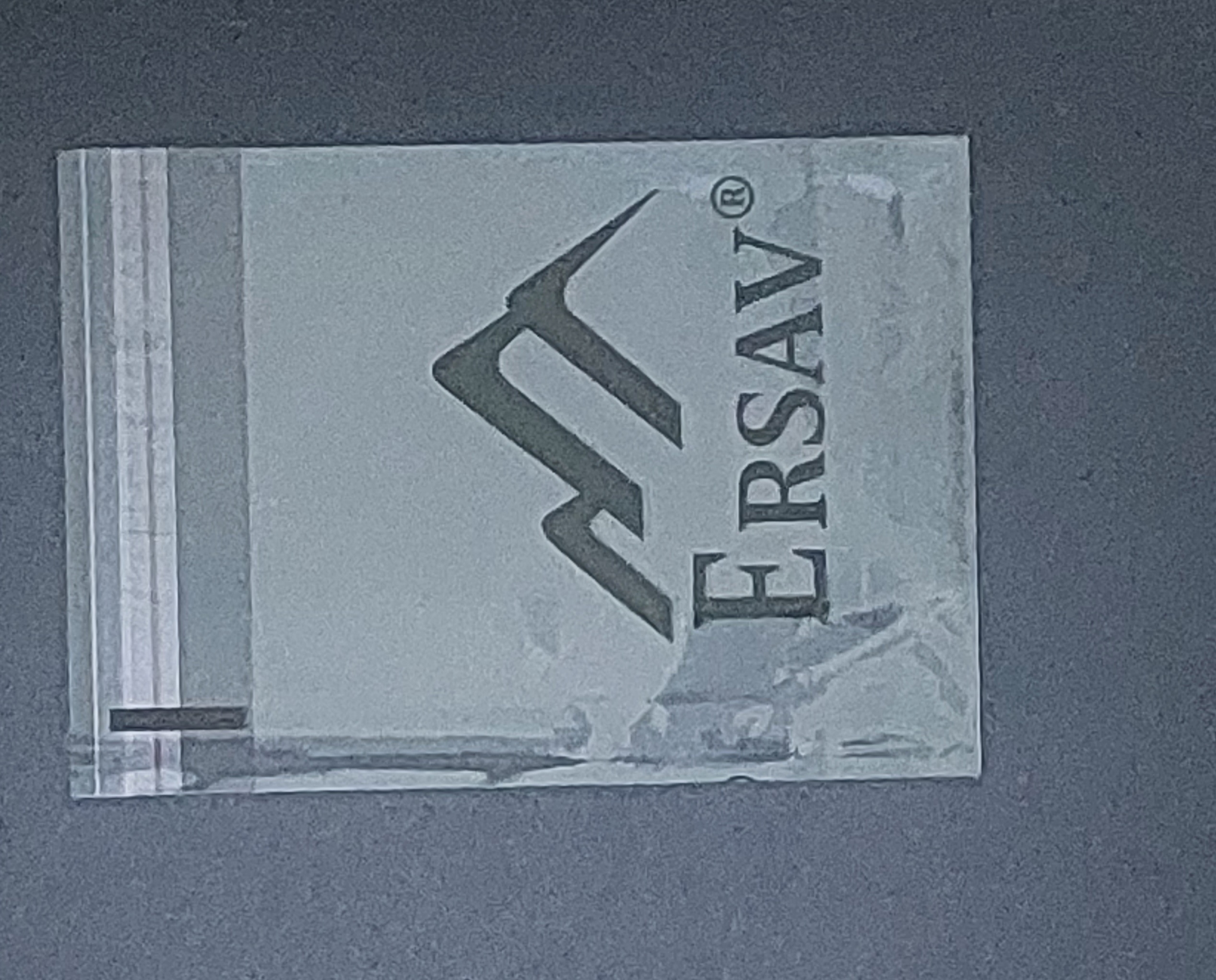 BASKILI BANTLI ŞEFFAF POŞET -BASKILI JELATİN POŞET